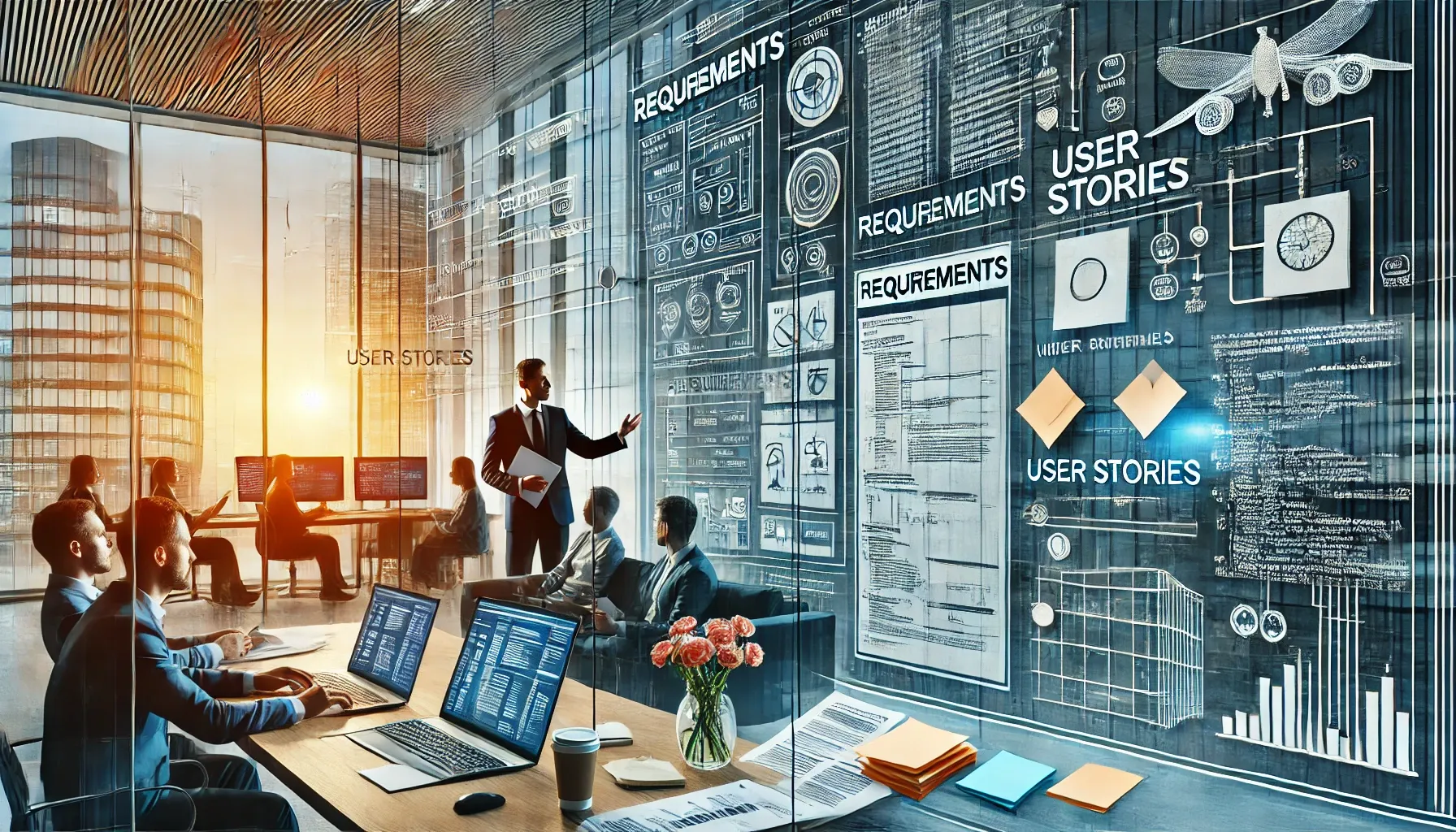 Requirements und User Stories — Brücke zwischen technischer Spezifikation und Nutzerperspektive.